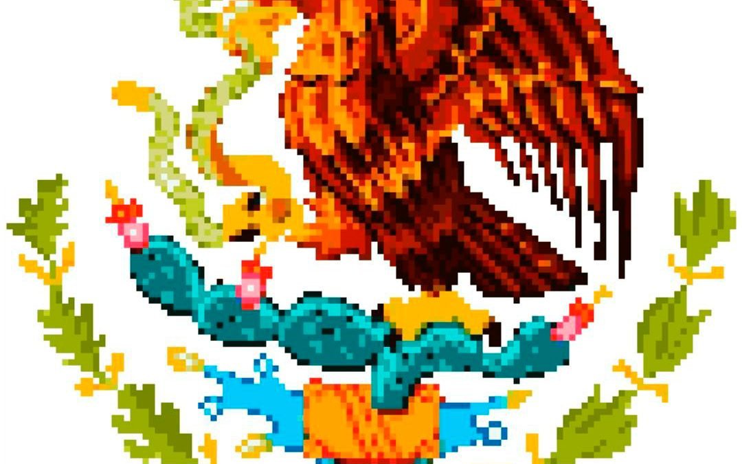 Un usuario de reddit crea el escudo nacional mexicano en Pixel Art